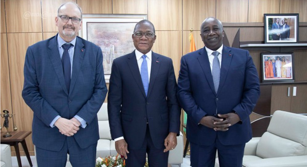 Côte d’Ivoire : Le directeur exécutif de l’Organisation Internationale du Cacao (ICCO) reçu en audience par le Ministre Koné Bruno