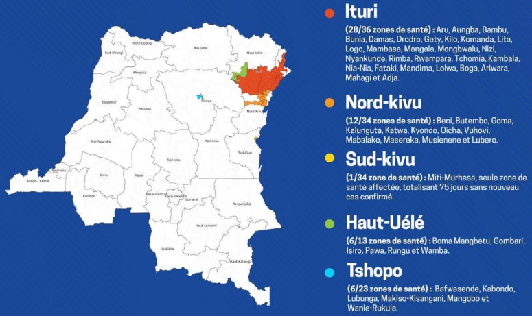 RDC : l'OMS avertit qu'Ebola pourrait dépasser le bilan de l'épidémie la plus meurtrière de l'histoire